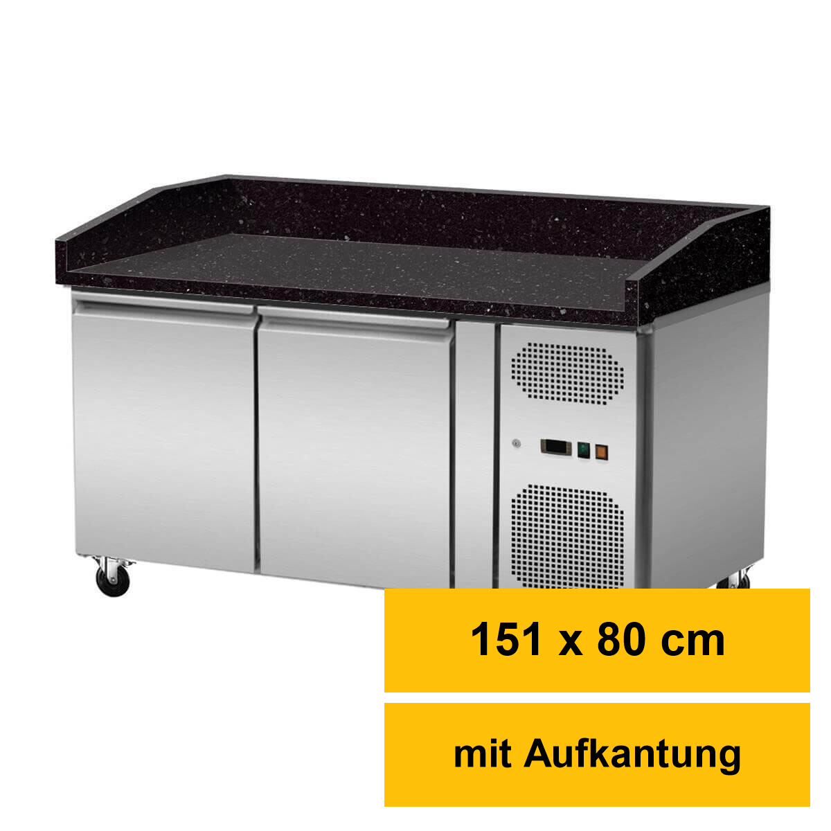 Pizza Kühltisch, Granit Star Galaxy box