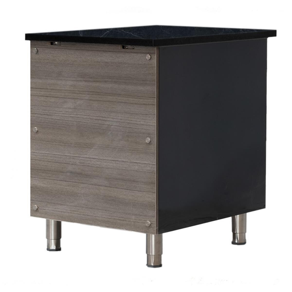 Kassentisch aus Edelstahl, Granit Star G box
