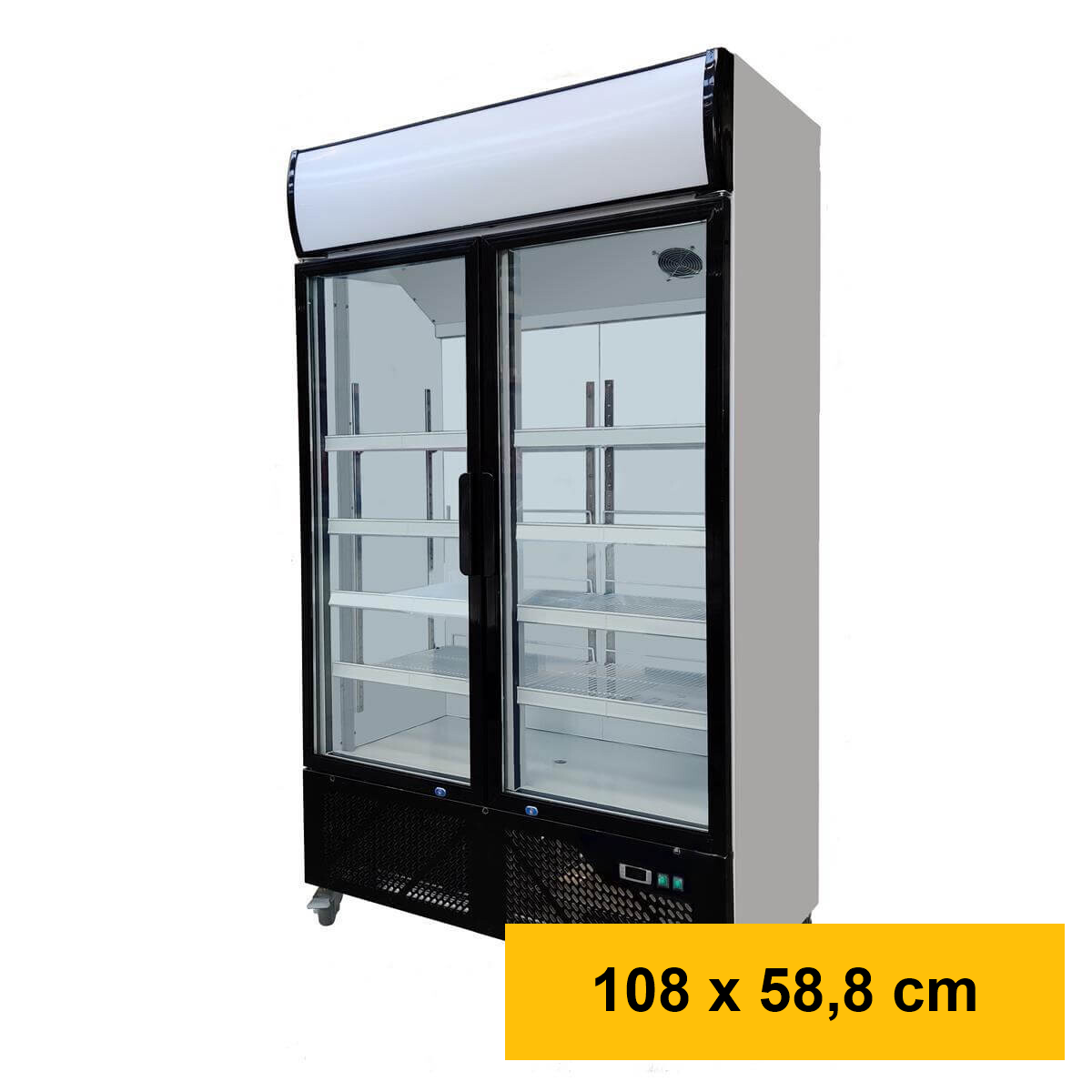 Getränkekühlschrank mit Display, Inhalt 600 Liter
