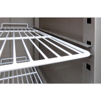 Edelstahlkühlschrank, Inhalt 610 Liter,  GN2/1, Energie-Effizienz A