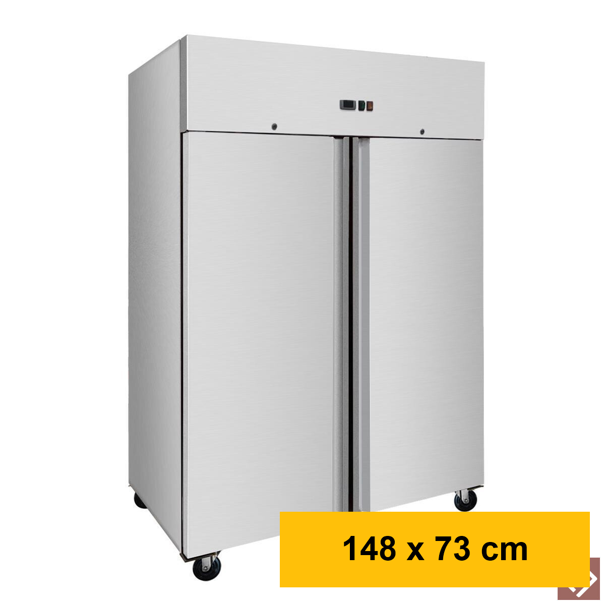 Edelstahlkühlschrank, Inhalt 1145 Liter