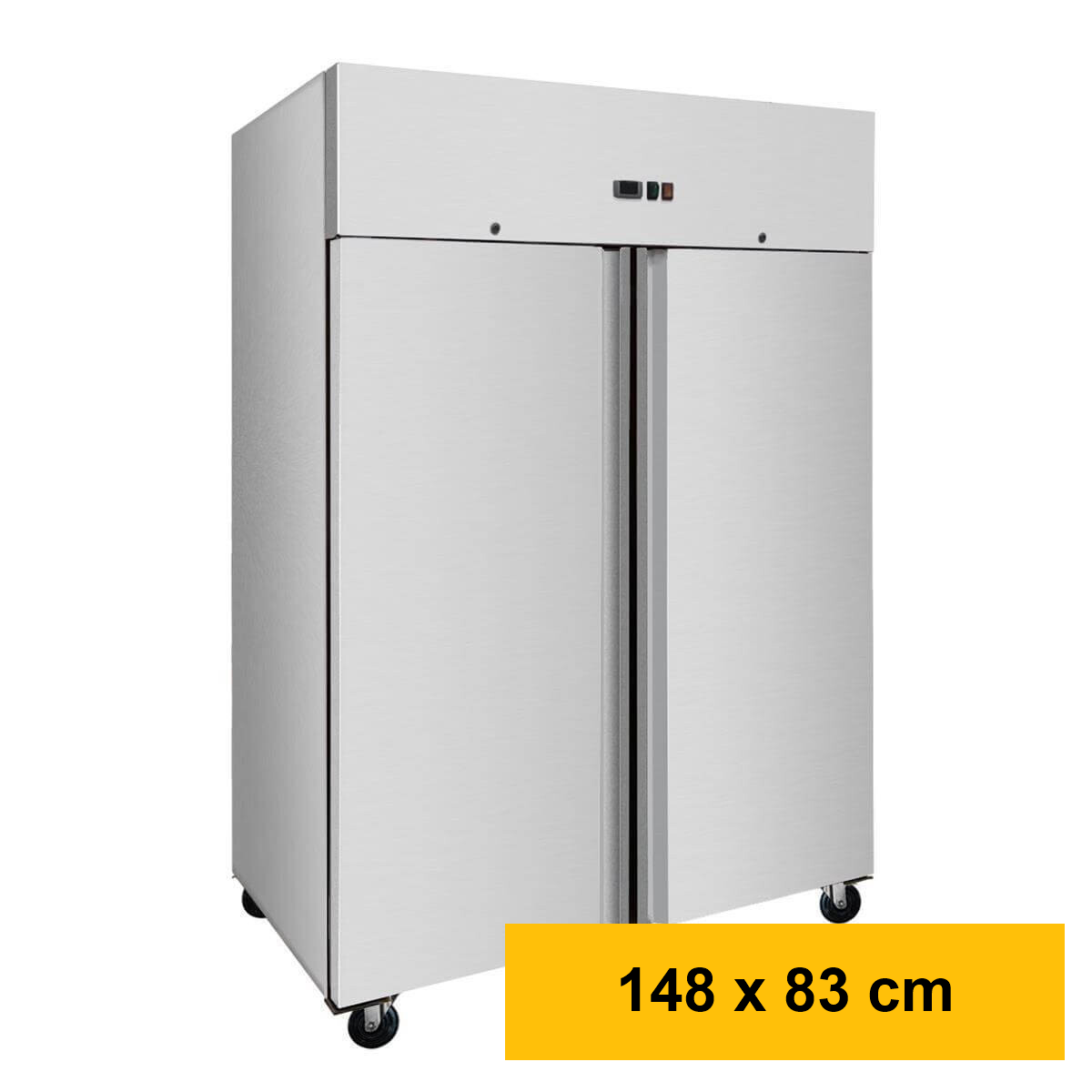 Edelstahltiefkühlschrank, Inhalt 1333 Liter, GN2/1